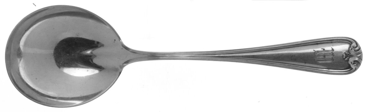 New Standish (Sterling, 1905) Round Bowl Soup Spoon (Cream Soup) by Durgin-1