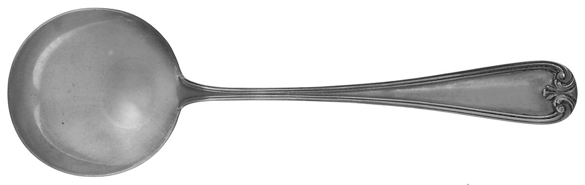 New Standish (Sterling, 1905) Round Bowl Soup Spoon (Gumbo) by Durgin-1