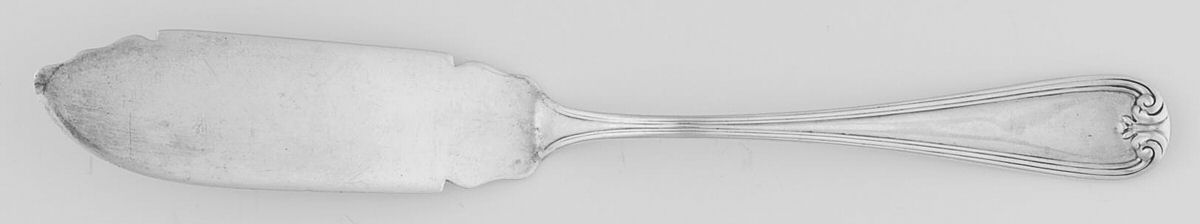 New Standish (Sterling, 1905) Small Flat Handle Master Butter Knife by Durgin-1