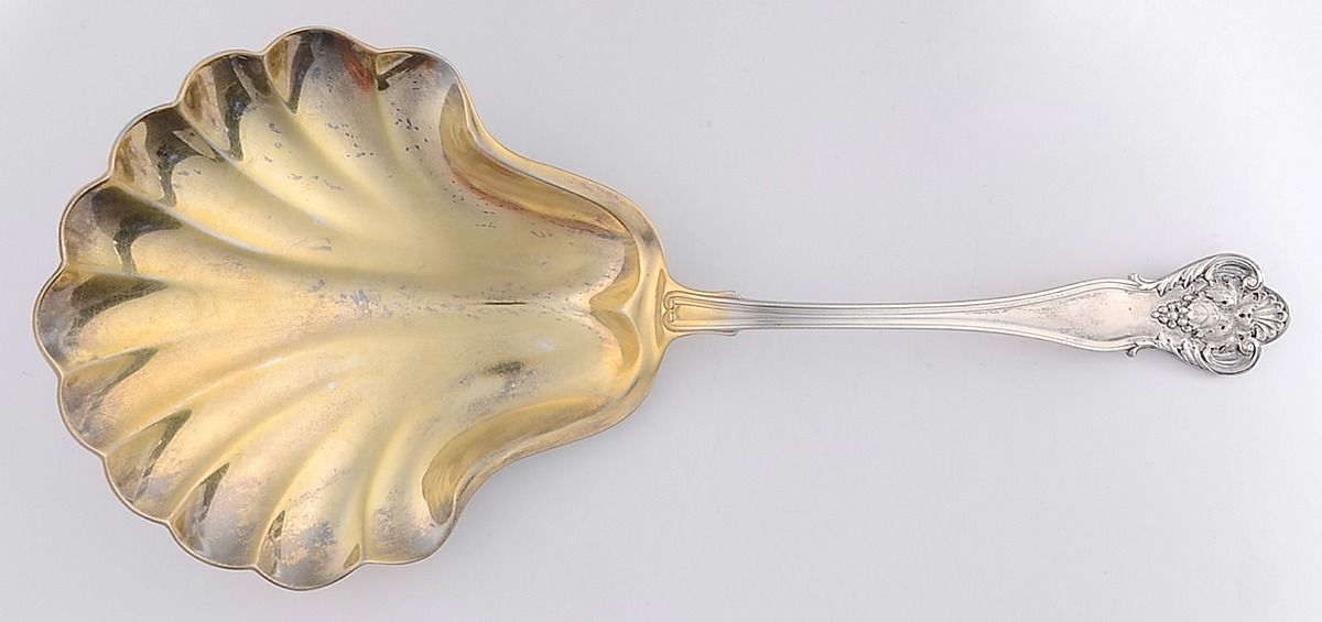 New Vintage (Sterling, 1904) Cracker Spoon by Durgin-1