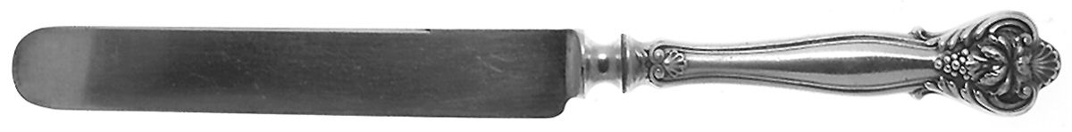 New Vintage (Sterling, 1904) Old French Hollow Knife with Bolster by Durgin-1
