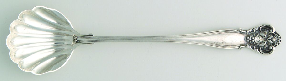 New Vintage (Sterling, 1904) Large Short Handle Chocolate Spoon by Durgin-1