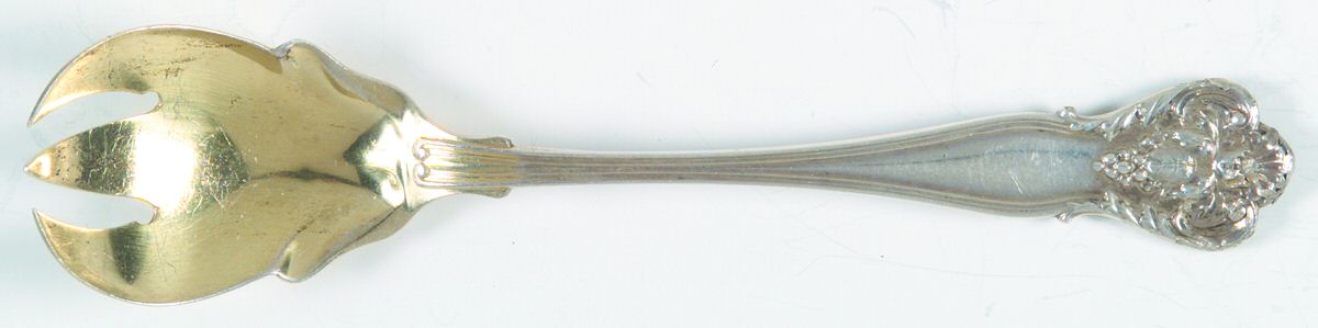 New Vintage (Sterling, 1904) Ice Cream Fork by Durgin-1