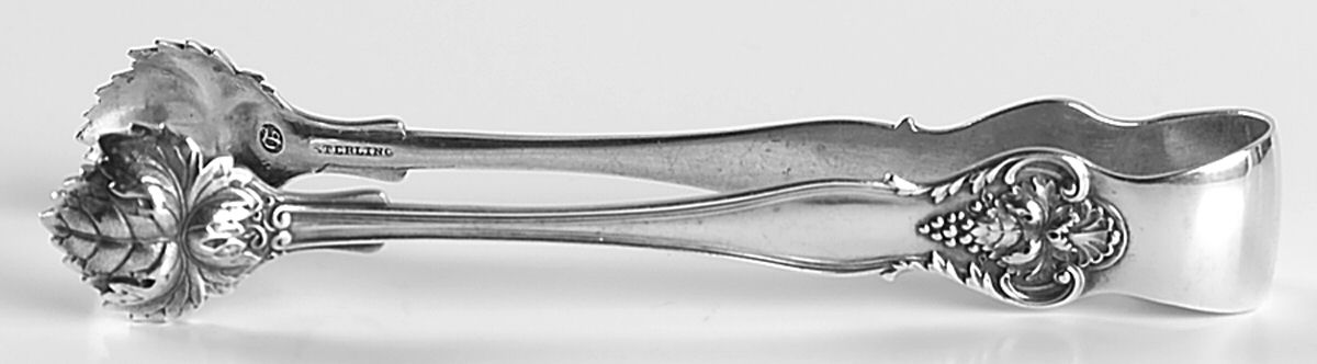 New Vintage (Sterling, 1904) Small Sugar Tongs by Durgin-1