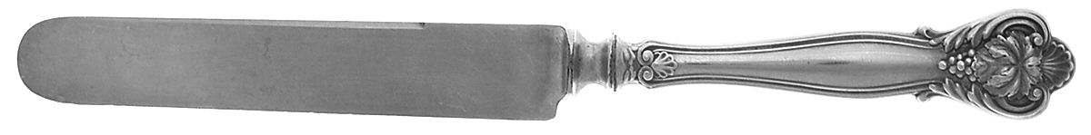 New Vintage (Sterling, 1904) Old French Hollow Knife with Bolster by Durgin-1