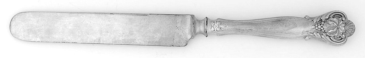 New Vintage (Sterling, 1904) Old French Hollow Knife with Bolster by Durgin-1