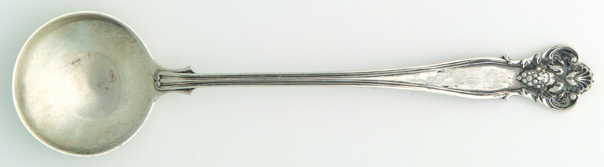 New Vintage (Sterling, 1904) Large Short Handle Chocolate Spoon by Durgin-1