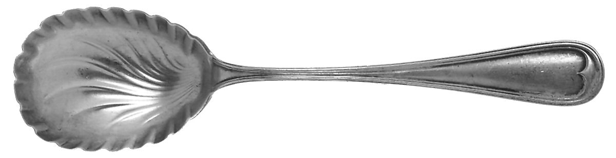 Old Standish (Sterling, 1901) Sugar Shell Spoon by Durgin-1