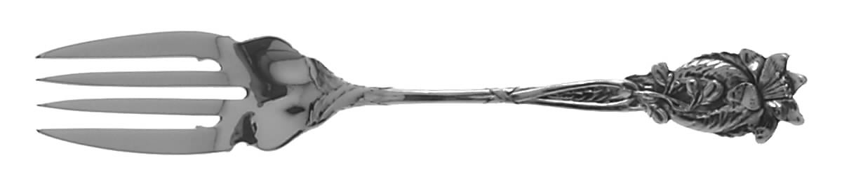 Orange Blossom (Sterling, 1898) Individual Salad Fork by Durgin-1