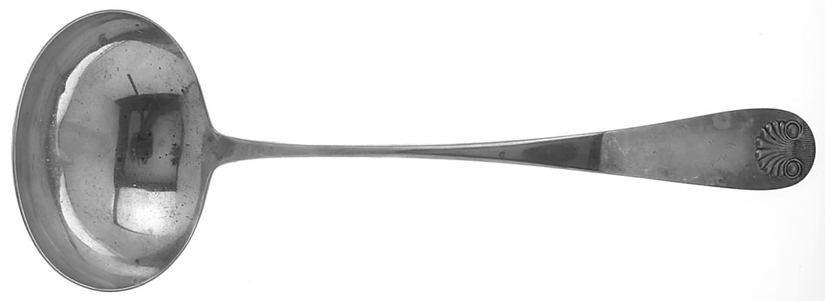 Shell (Sterling, 1890) Solid Soup Ladle by Durgin-1
