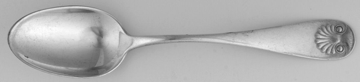 Shell (Sterling, 1890) Dessert/Oval Soup Spoon by Durgin-1
