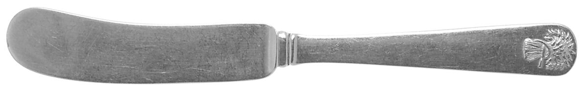 Sheaf of Wheat (Sterling, 1887) Flat Handle Butter Spreader by Durgin-1