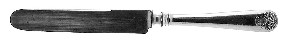 Sheaf of Wheat (Sterling, 1887) Blunt Hollow Knife with Bolster by Durgin-1