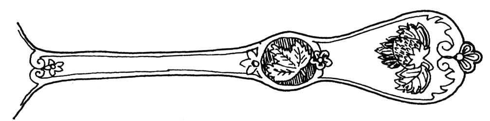 Strawberry (Coin, 1874) Fork by Durgin-1