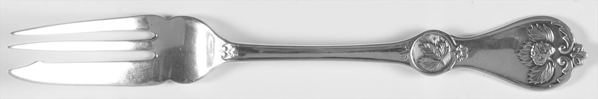 Strawberry (Coin, 1874) Old Style Pickle Fork by Durgin-1