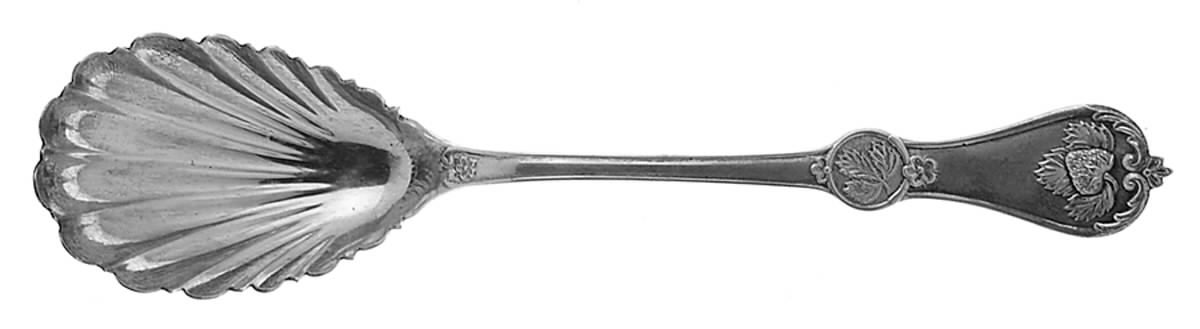 Strawberry (Coin, 1874) Spoon-Preserve by Durgin-1
