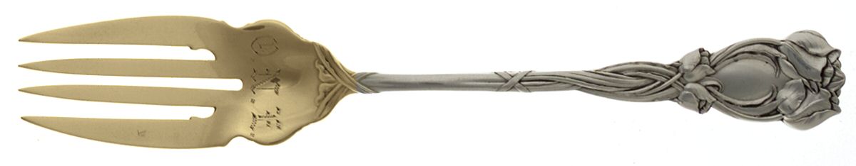 Tulip (Sterling, 1898) Individual Salad Fork by Durgin-1