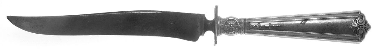 Victorian-Sheraton (Sterling) Small Steak Carving Knife with Stainless Blade by Durgin-1