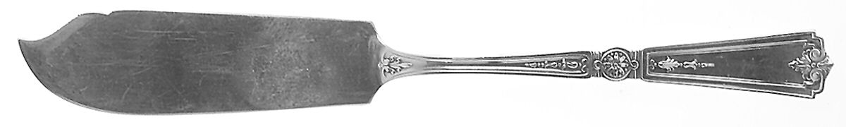 Victorian-Sheraton (Sterling) Flat Handle Master Butter Knife by Durgin-1