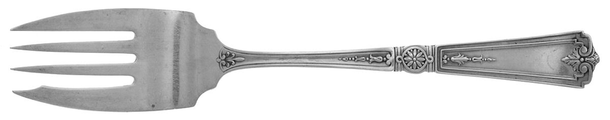 Victorian-Sheraton (Sterling) Individual Salad Fork by Durgin-1