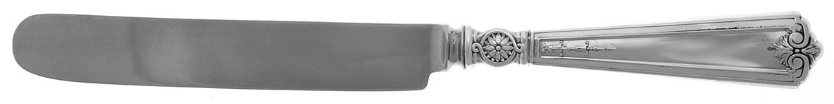 Victorian-Sheraton (Sterling) Old French Hollow Knife with Bolster by Durgin-1