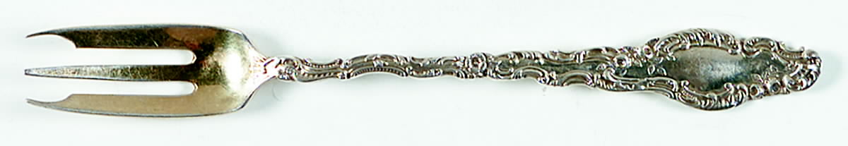 Watteau (Sterling, 1891) Oyster Fork by Durgin-1