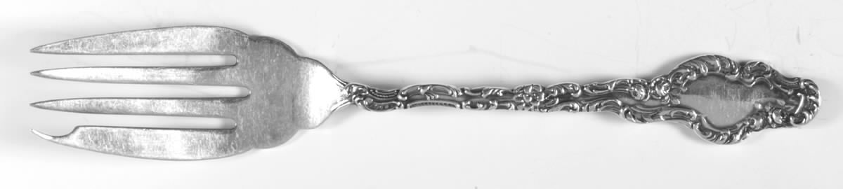 Watteau (Sterling, 1891) Individual Salad Fork by Durgin-1