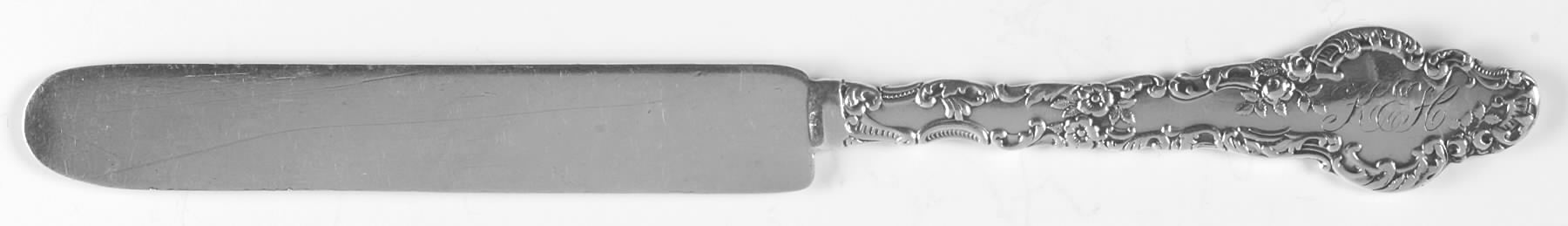 Watteau (Sterling, 1891) Solid Youth Tea Fork by Durgin-1