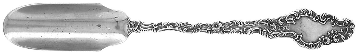 Watteau (Sterling, 1891) Solid Cheese Scoop by Durgin-1