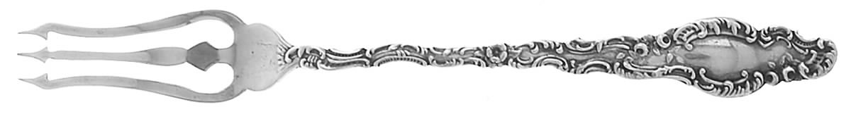 Watteau (Sterling, 1891) Olive Fork by Durgin-1