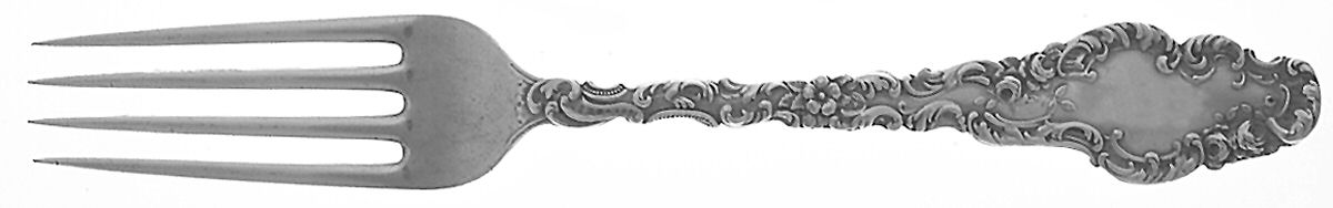 Watteau (Sterling, 1891) Fork by Durgin-1