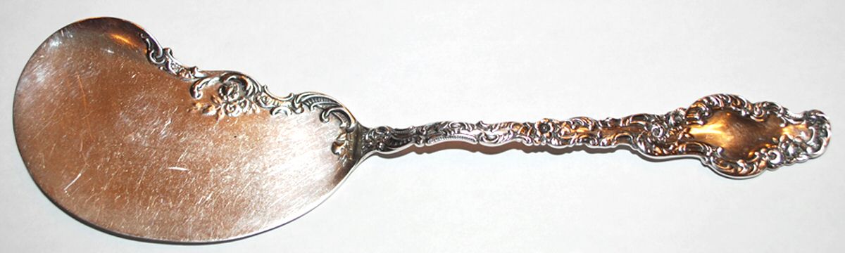 Watteau (Sterling, 1891) Solid Fried Oyster Server by Durgin-1