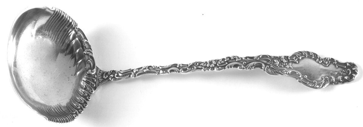 Watteau (Sterling, 1891) Bouillon Ladle by Durgin-1
