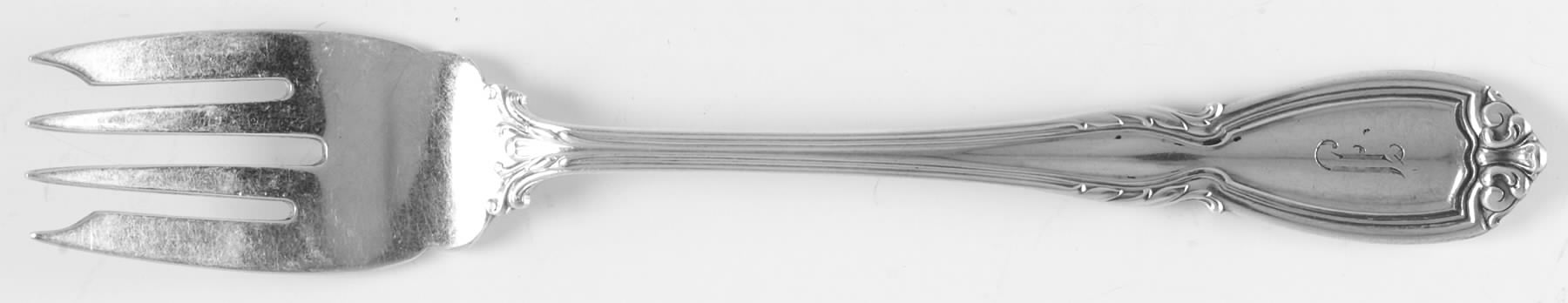 Wellington (Sterling, 1908) Large Individual Salad Fork by Durgin-1