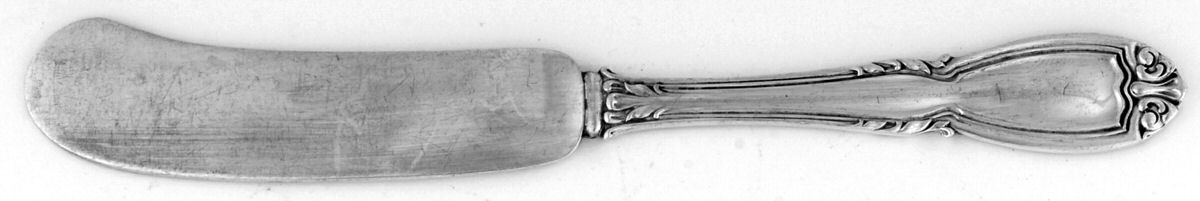 Wellington (Sterling, 1908) Flat Handle Butter Spreader by Durgin-1