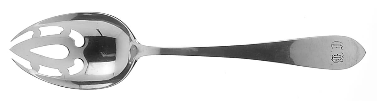 1776 (Sterling, 1886) Pierced Tablespoon (Serving Spoon) by Dominick & Haff-1