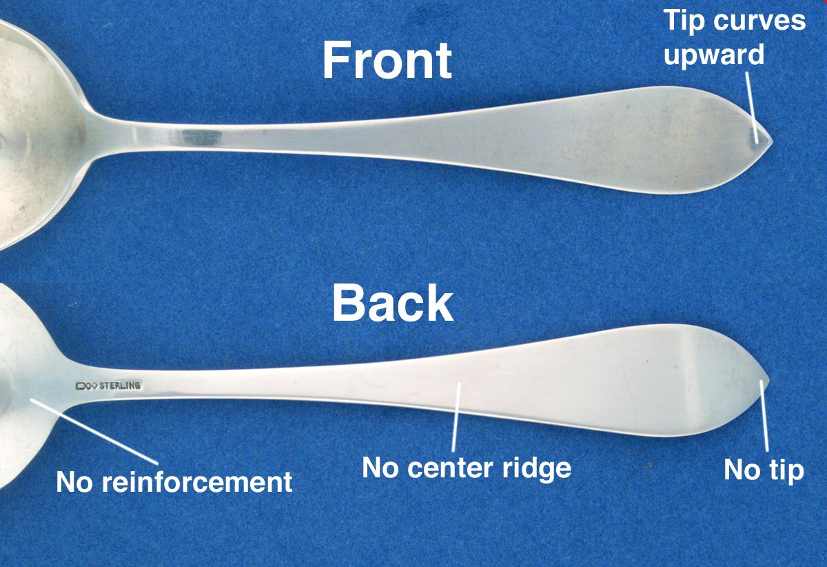 1776 (Sterling, 1886) Round Bowl Soup Spoon (Gumbo) by Dominick & Haff-1