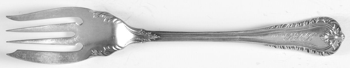 Acanthus (Sterling, 1897) Monogram Individual Salad Fork by Dominick & Haff-1