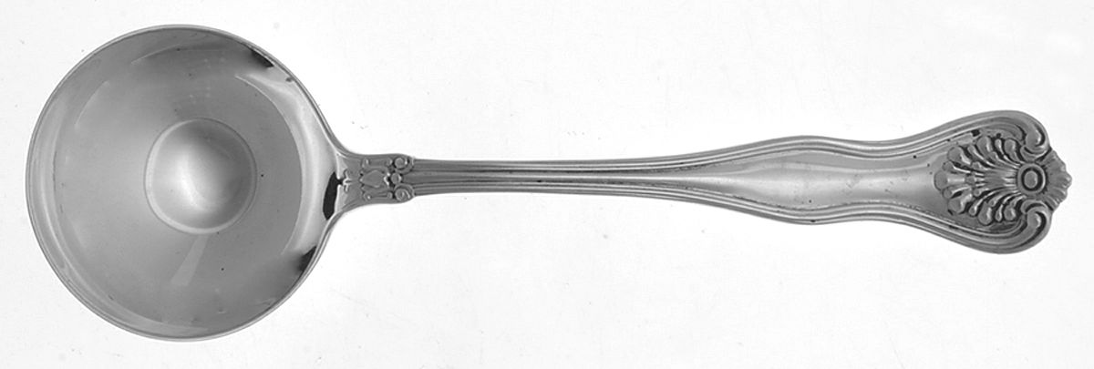 Alexandra (Sterling, 1903) Round Bowl Soup Spoon (Bouillon) by Dominick & Haff-1