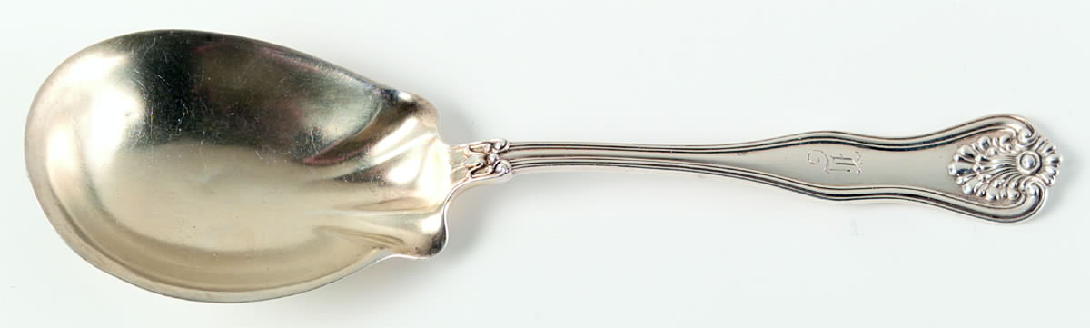 Alexandra (Sterling, 1903) Small Solid Berry/Casserole Spoon by Dominick & Haff-1