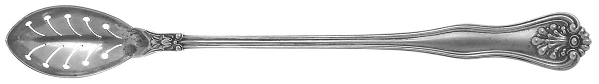 Alexandra (Sterling, 1903) Pierced Bowl Long Handle Olive Spoon by Dominick & Haff-1