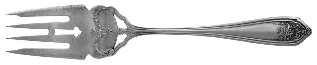 Basket of Flowers (Sterling, 1920) Individual Salad Fork by Dominick & Haff-1