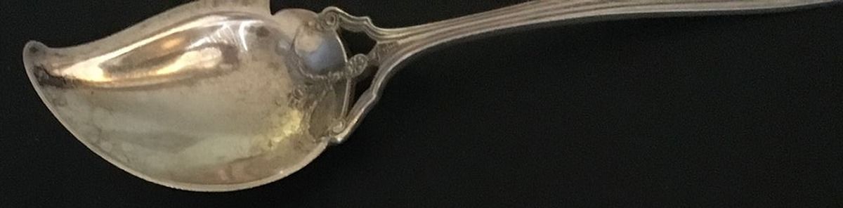 Basket of Flowers (Sterling, 1920) Large Solid Jelly Server by Dominick & Haff-1