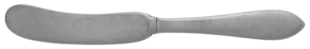 Broad Antique (Sterling, 1890) Flat Handle Butter Spreader by Dominick & Haff-1