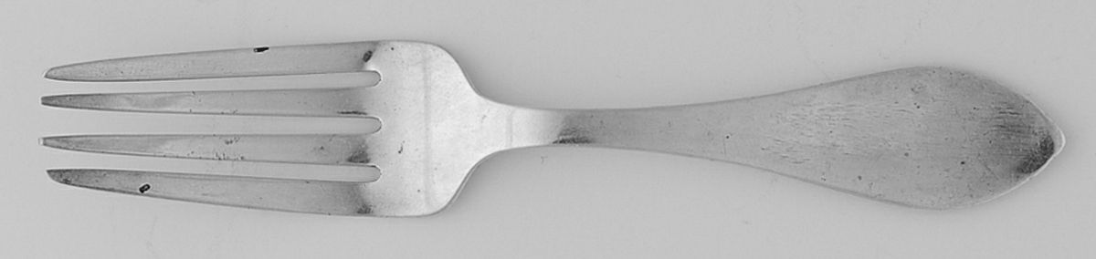 Broad Antique (Sterling, 1890) Baby Fork by Dominick & Haff-1
