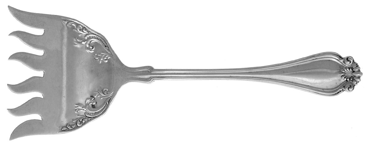 Century (Sterling, 1900) Large Solid Tined Sardine Serving Fork by Dominick & Haff-1