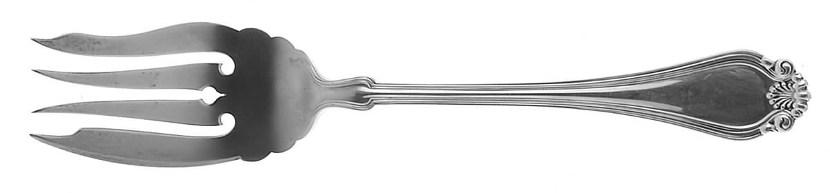 Century (Sterling, 1900) Small Solid Cold Meat Serving Fork by Dominick & Haff-1