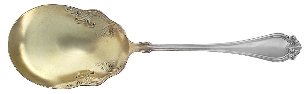Century (Sterling, 1900) Small Solid Berry/Casserole Spoon by Dominick & Haff-1