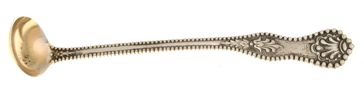 Charles II (Sterling, 1894) Mustard Spoon by Dominick & Haff-1