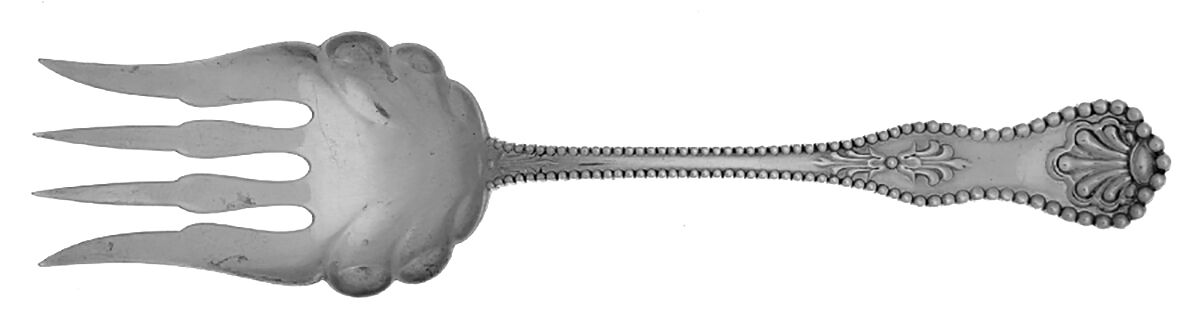 Charles II (Sterling, 1894) Solid Salad Serving Fork by Dominick & Haff-1